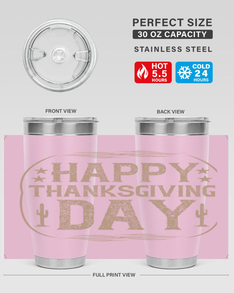 happy thanksgiving day 35#- thanksgiving- Tumbler