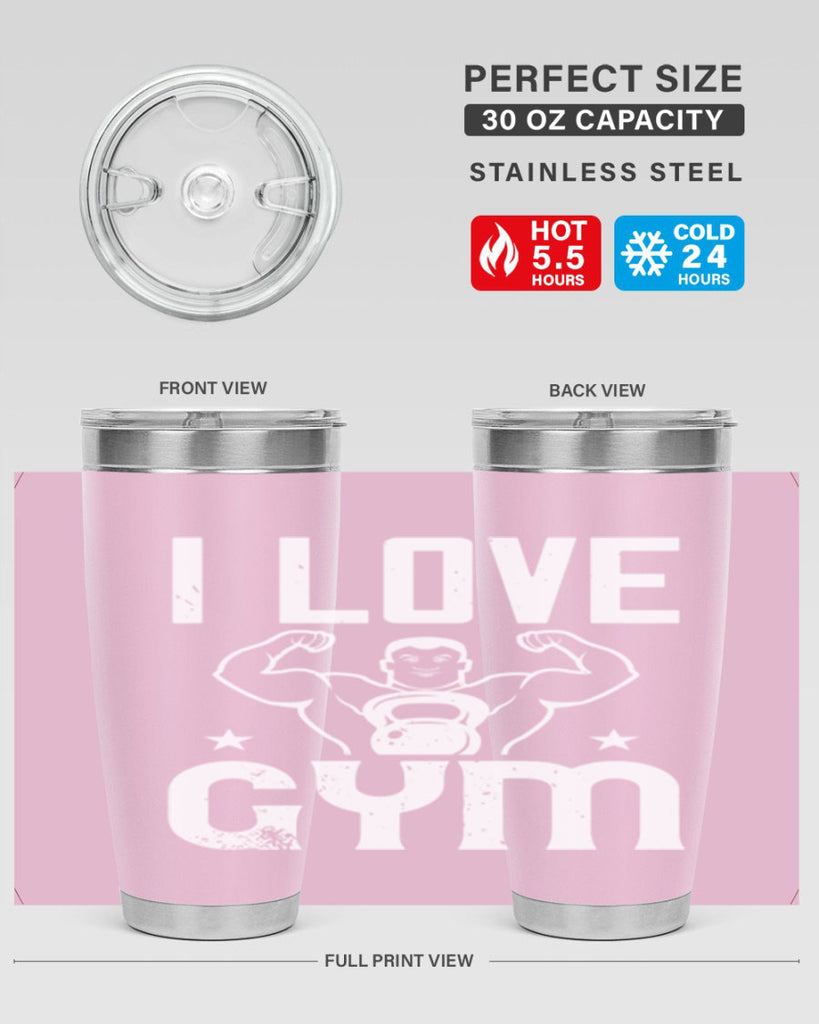 i love gym 88#- gym- Tumbler