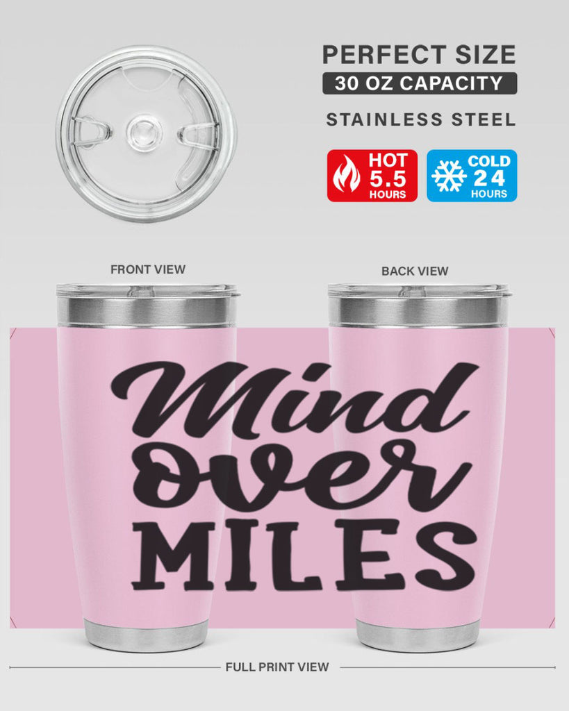 mind over miles 28#- gym- Tumbler