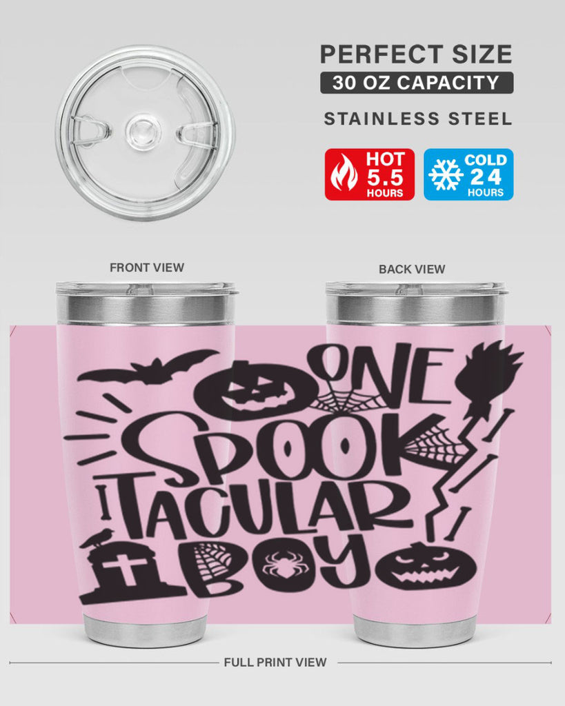 one spooktacular boy 38#- halloween- Tumbler