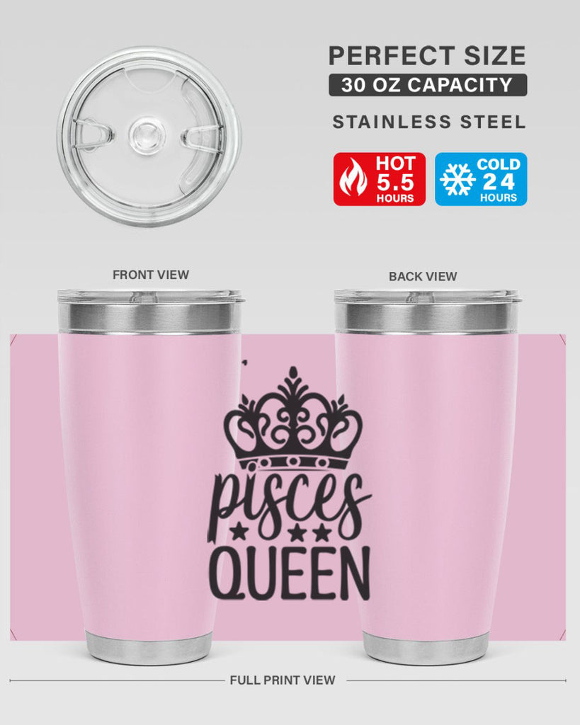 pisces queen 376#- zodiac- Tumbler