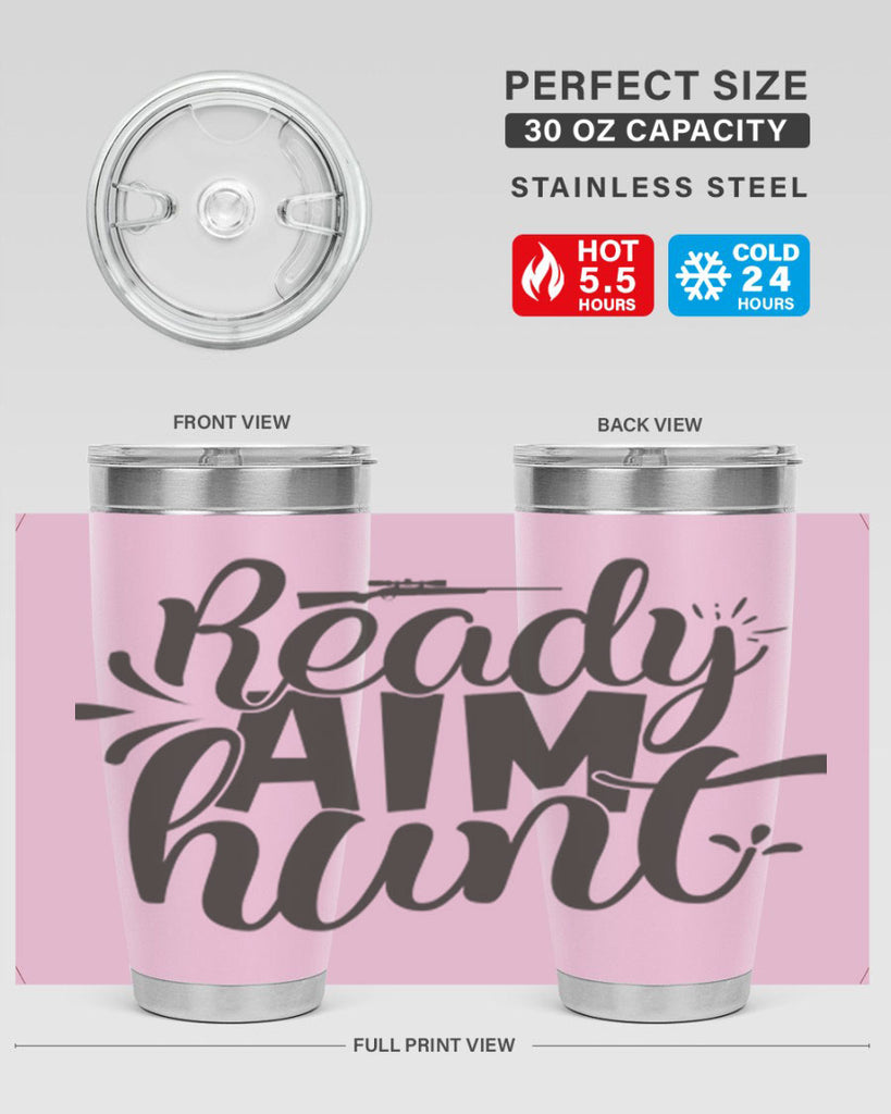 ready aim hunt 4#- hunting- Tumbler