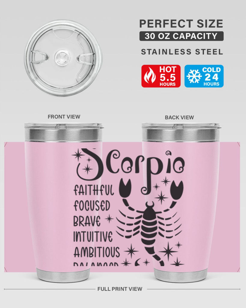 scorpio 431#- zodiac- Tumbler