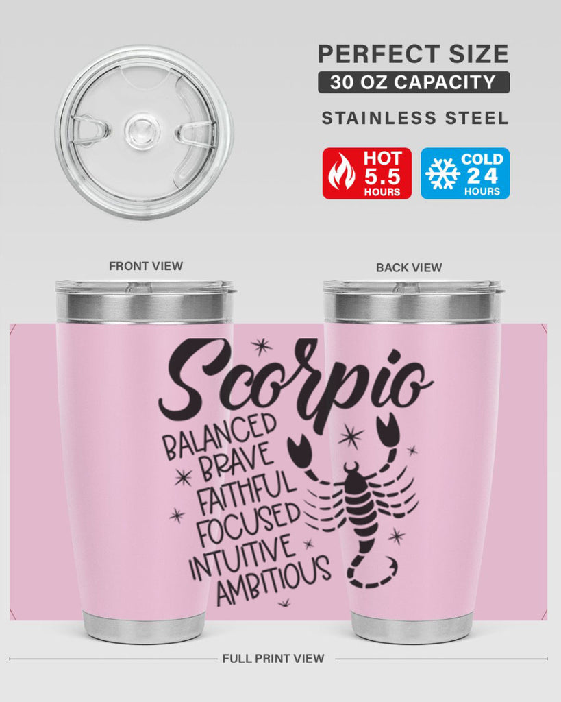 scorpio 436#- zodiac- Tumbler