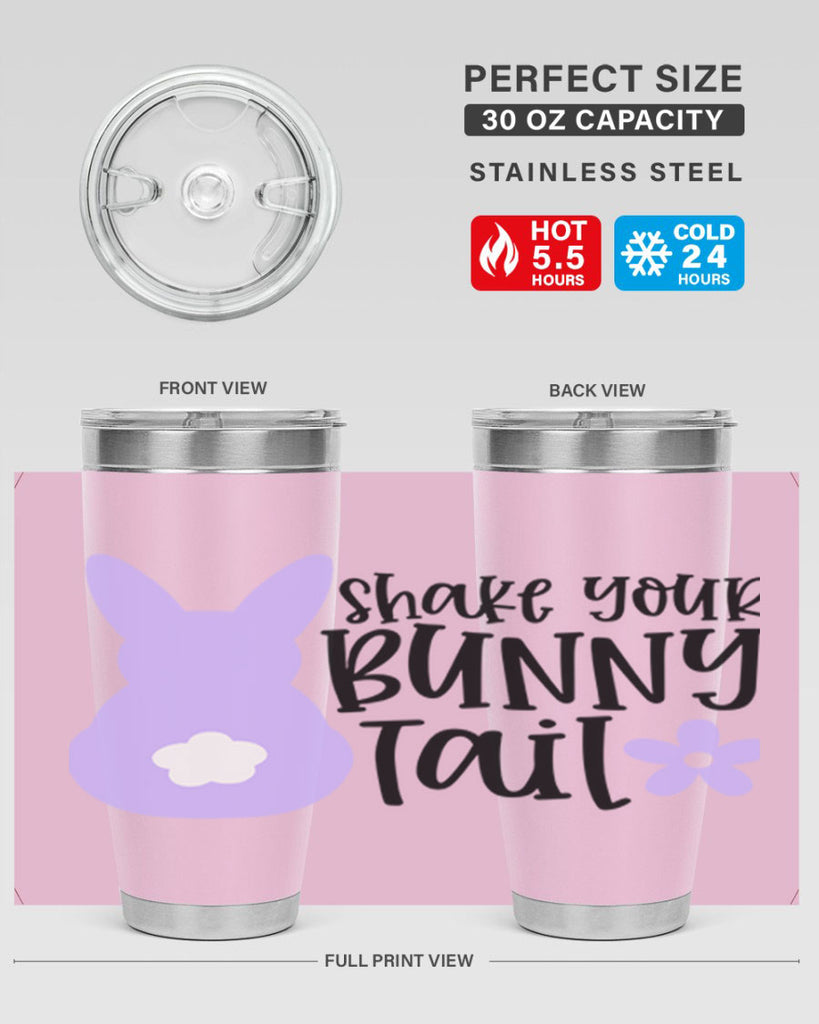 shake your bunny tail 12#- easter- Tumbler