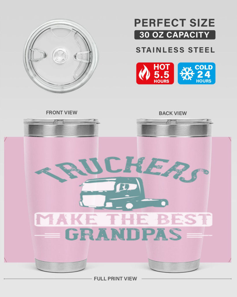 truckers make the best grandpas Style 12#- truck driver- tumbler