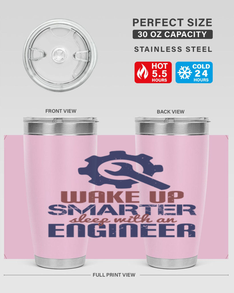 wake up smarter sleep with an engineer Style 31#- engineer- tumbler