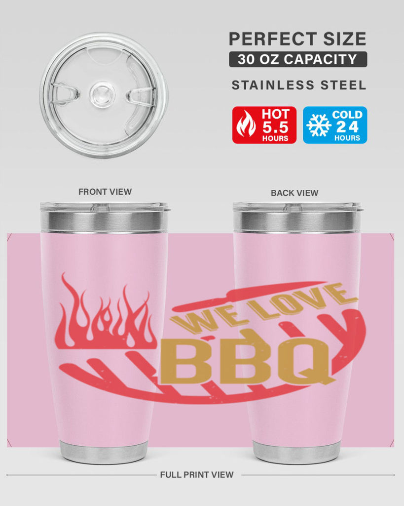 we love bbq 7#- bbq- Tumbler