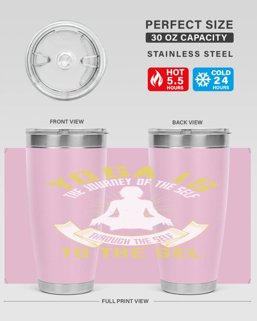 yoga is the journey of the self through the self to the sel 20#- yoga- Tumbler