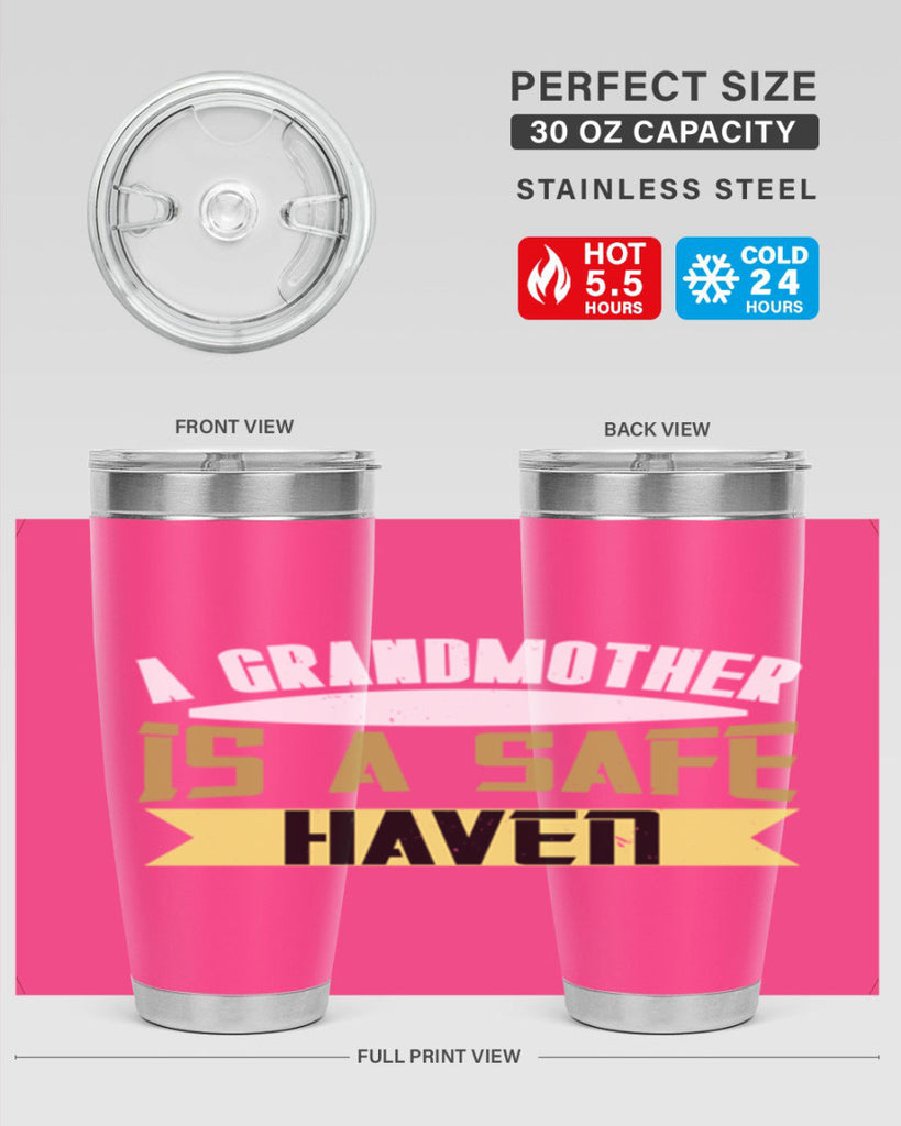A Grandmother is a safe 41#- grandma - nana- Tumbler