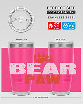 Bear paw 4#- Bears- Tumbler