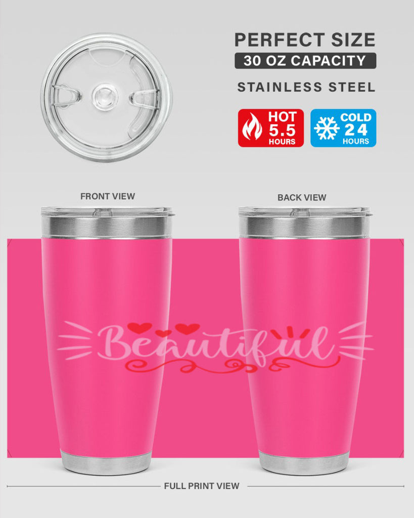 Beautiful Style 163#- make up- Tumbler