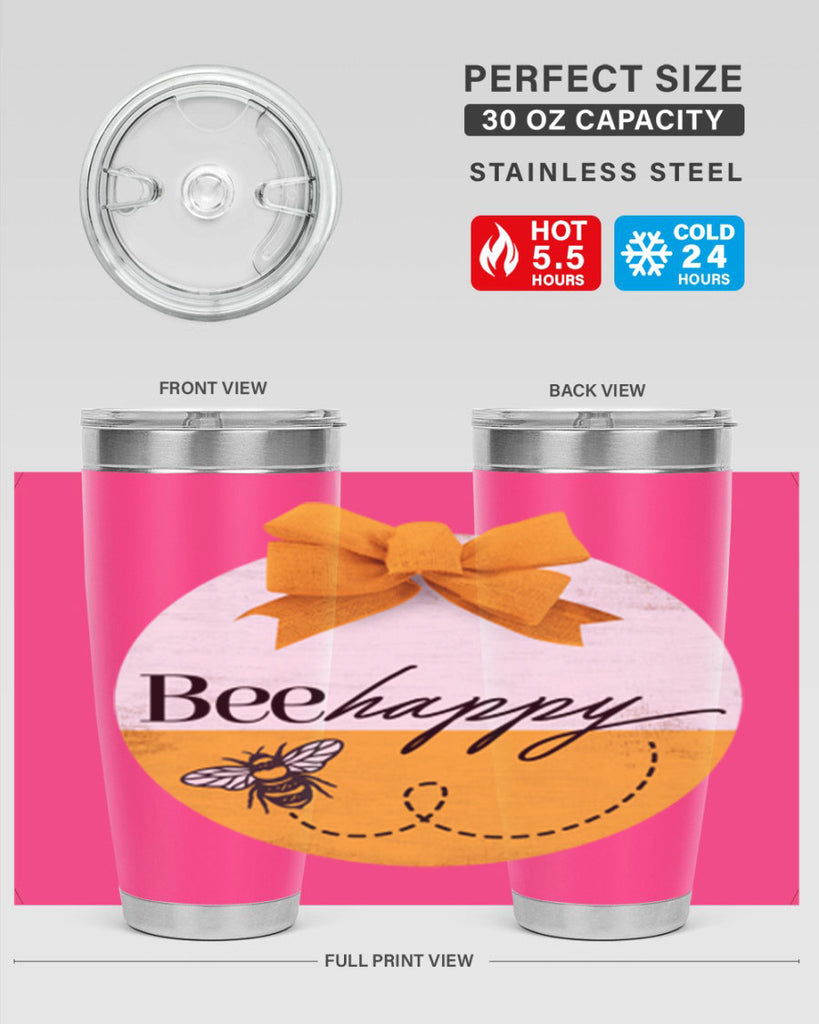 Bee Happy Mockup27#- spring- Tumbler