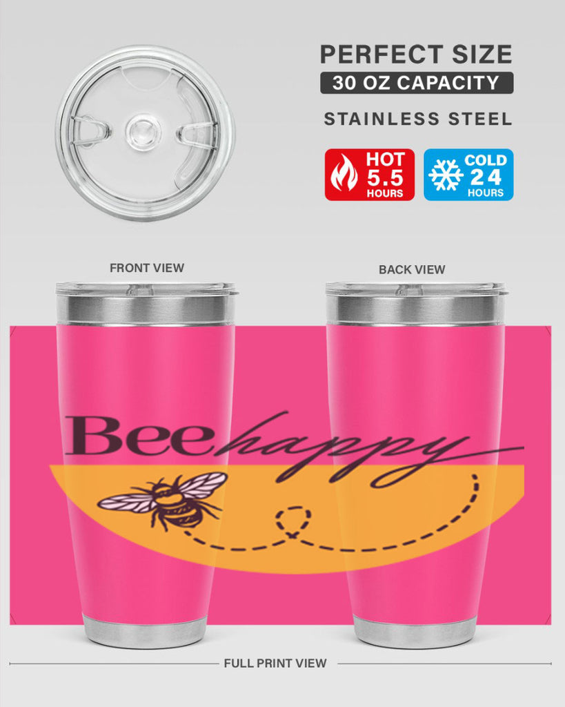 Bee Happy30#- spring- Tumbler