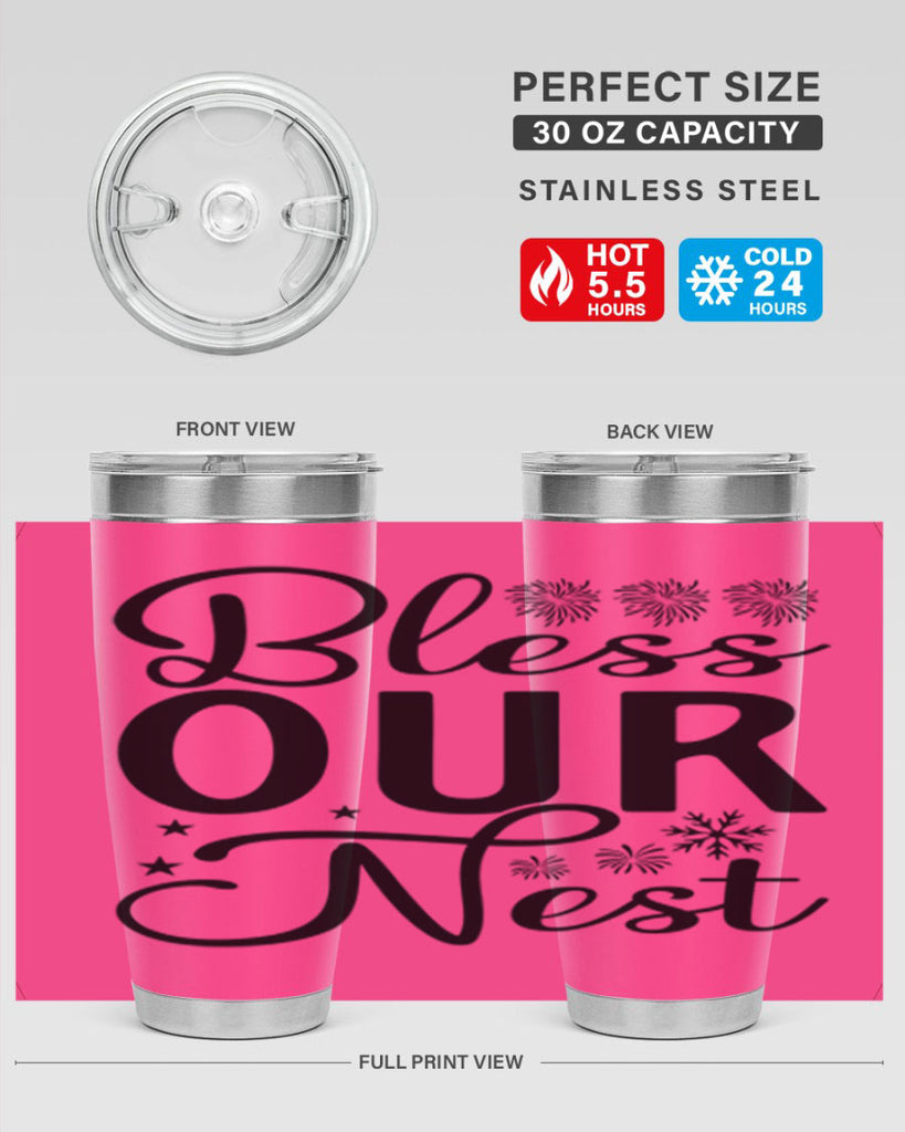 Bless Our Nest 51#- spring- Tumbler