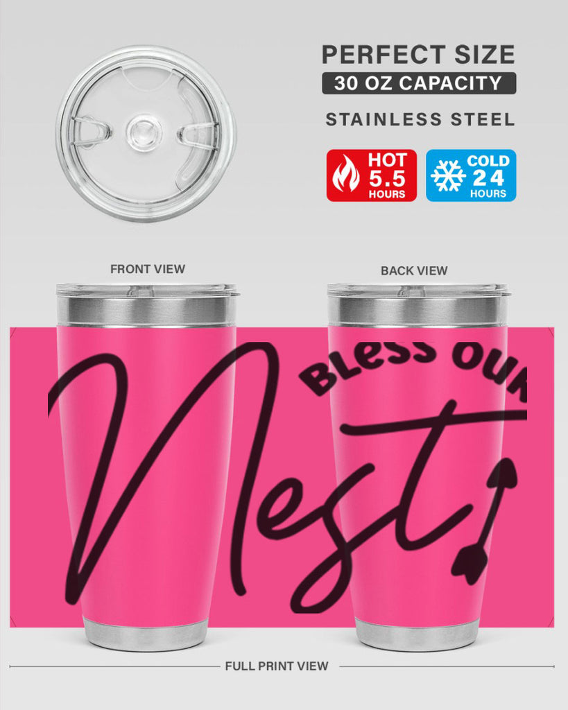 Bless Our Nest55#- spring- Tumbler