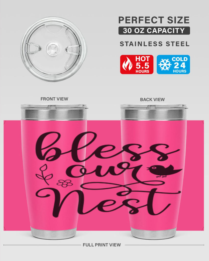 Bless our nest  68#- spring- Tumbler