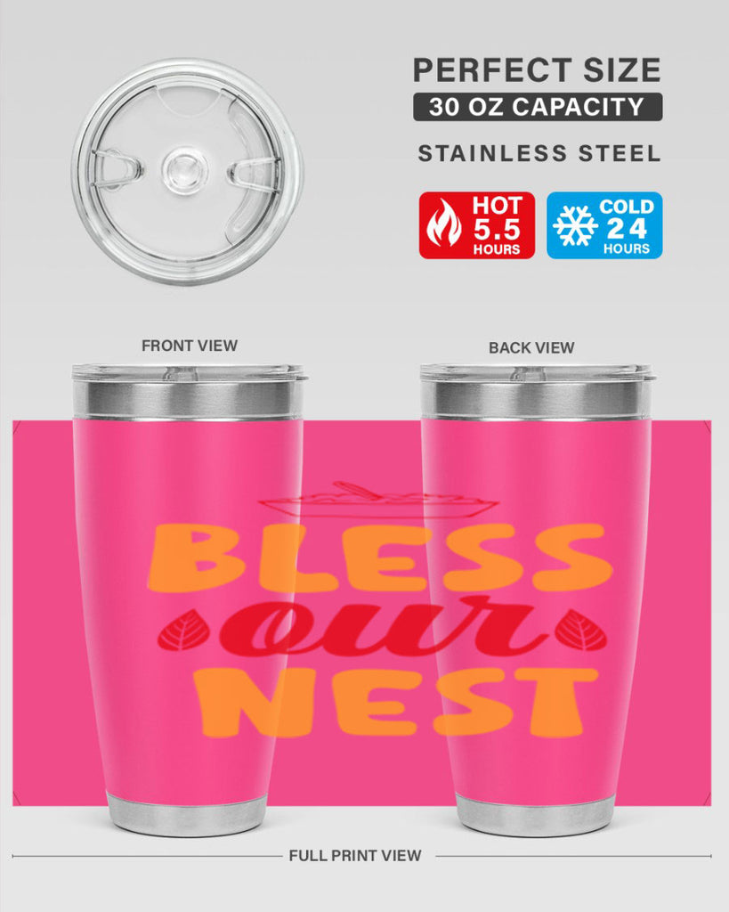 Bless our nest 54#- spring- Tumbler