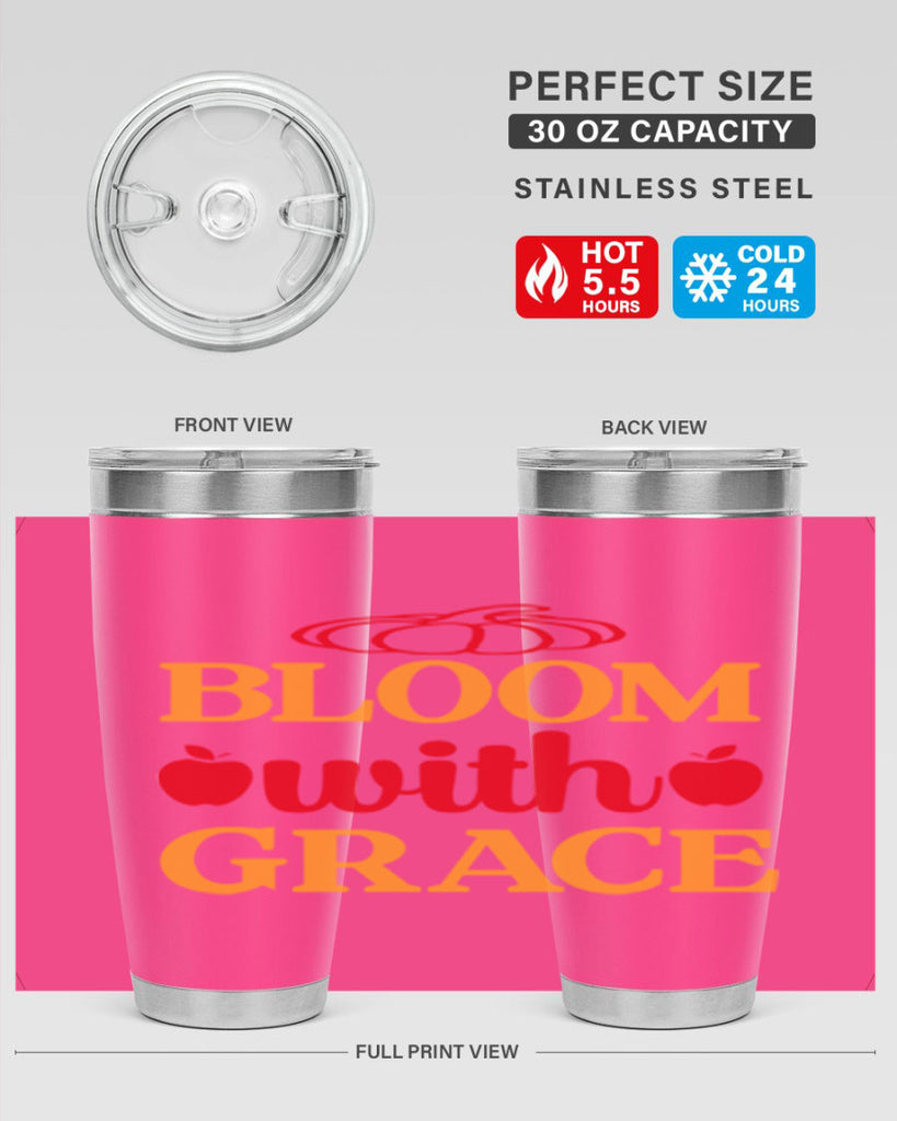 Bloom with grace 82#- spring- Tumbler