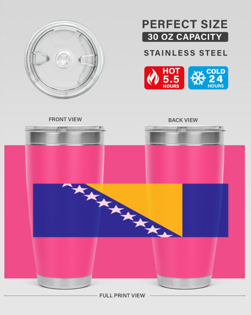 Bosnia and Herzegovina 176#- world flags- Tumbler