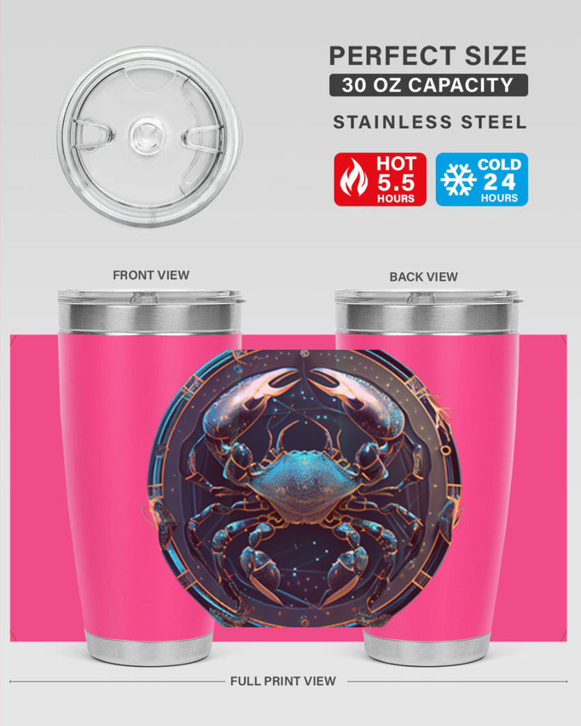 Cancer 147#- zodiac- Tumbler