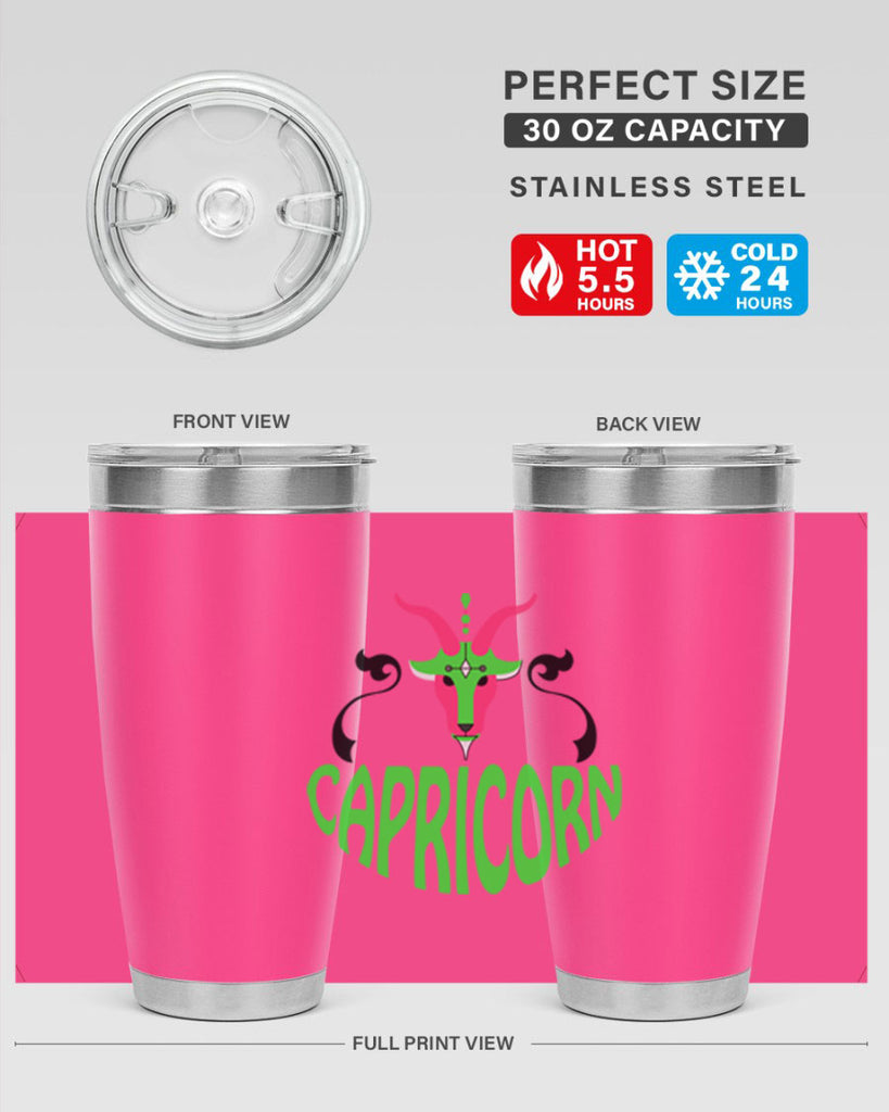 Capricorn 189#- zodiac- Tumbler