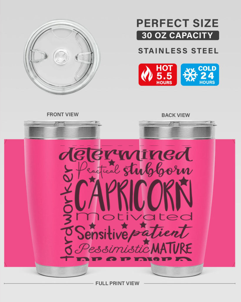 Capricorn 566#- zodiac- Tumbler