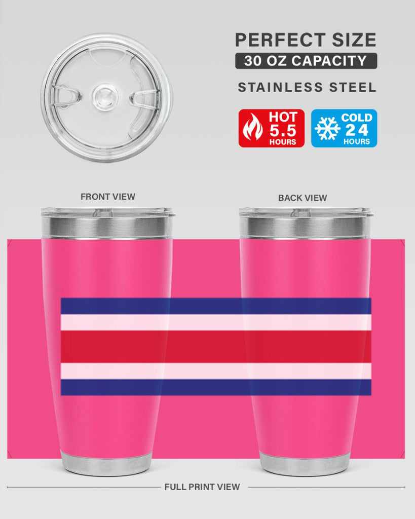 Costa Rica 157#- world flags- Tumbler