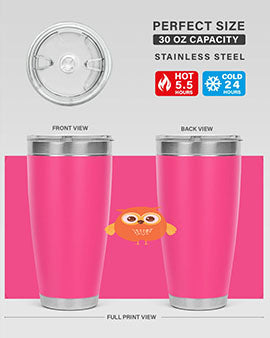Cute Owl A TurtleRabbit 2#- owl- Tumblers