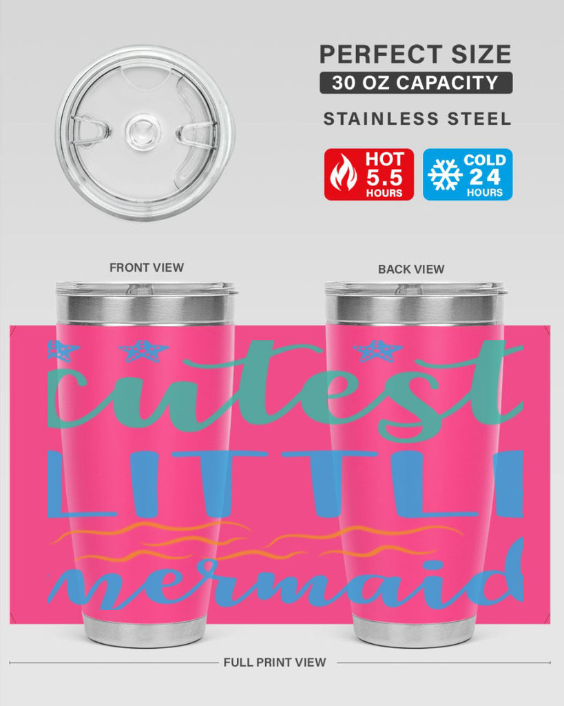 Cutest Little Mermaid Design 97#- mermaid- Tumbler