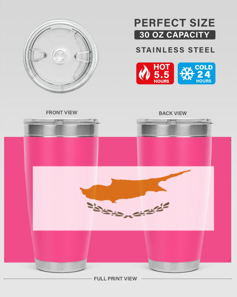 Cyprus 153#- world flags- Tumbler