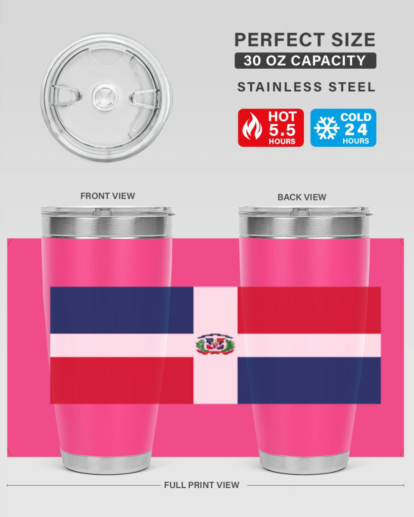 Dominican Republic 148#- world flags- Tumbler