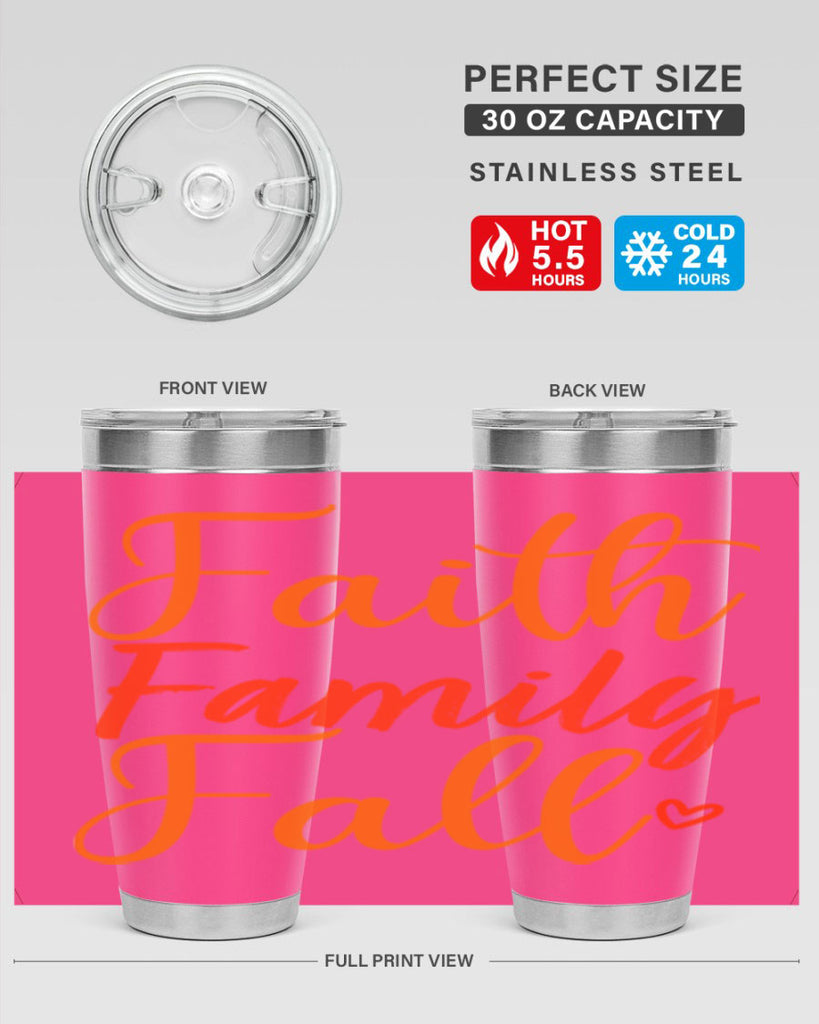 Faith Family Fall Design 81#- fall- Tumbler