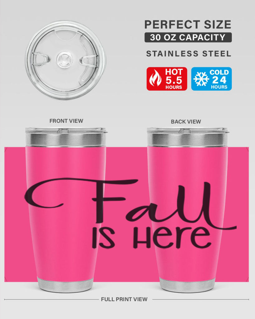 Fall Is Here 109#- fall- Tumbler