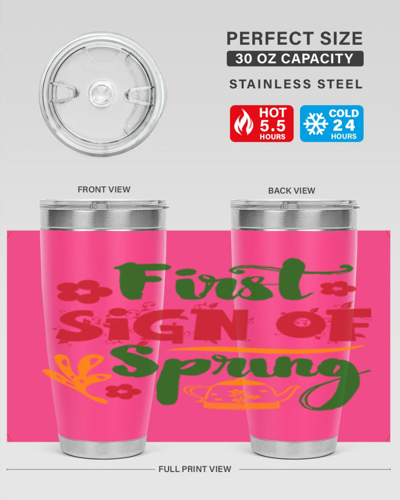 First Sign of Spring 139#- spring- Tumbler