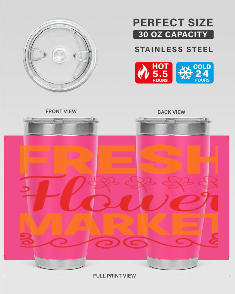 Fresh flower market 143#- spring- Tumbler