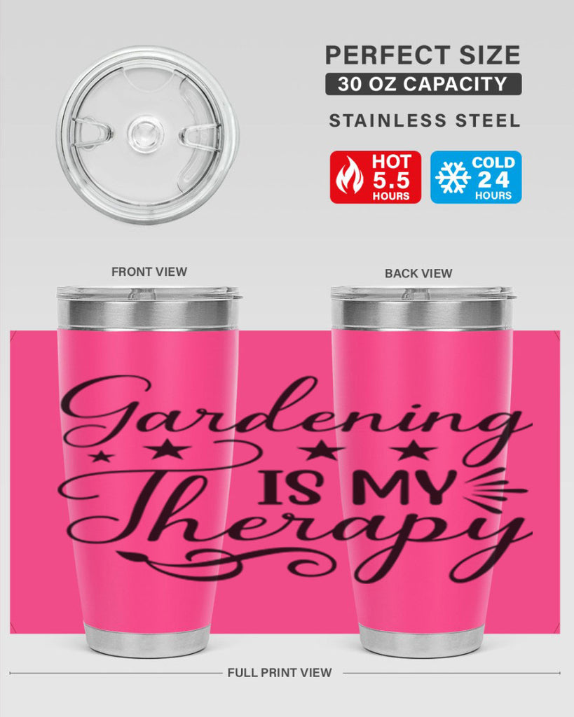 Gardening is My Therapy 145#- spring- Tumbler