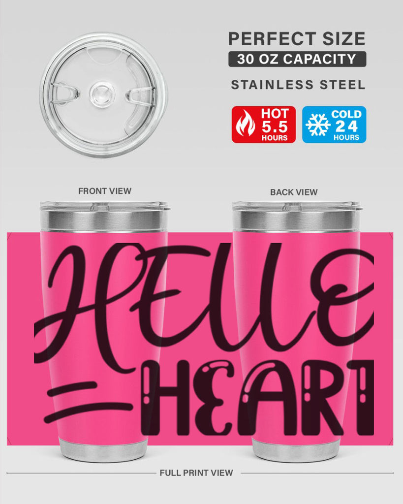 HELLO HEART  220#- spring- Tumbler