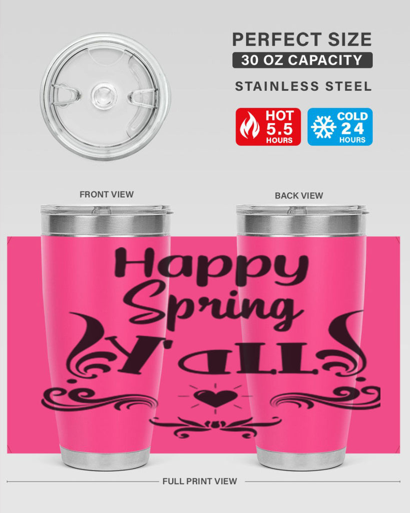 Happy Spring Yall 171#- spring- Tumbler