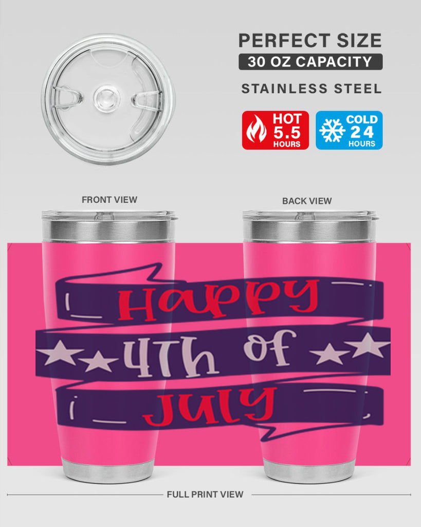 Happy th Of July Style 154#- Fourt Of July- Tumbler