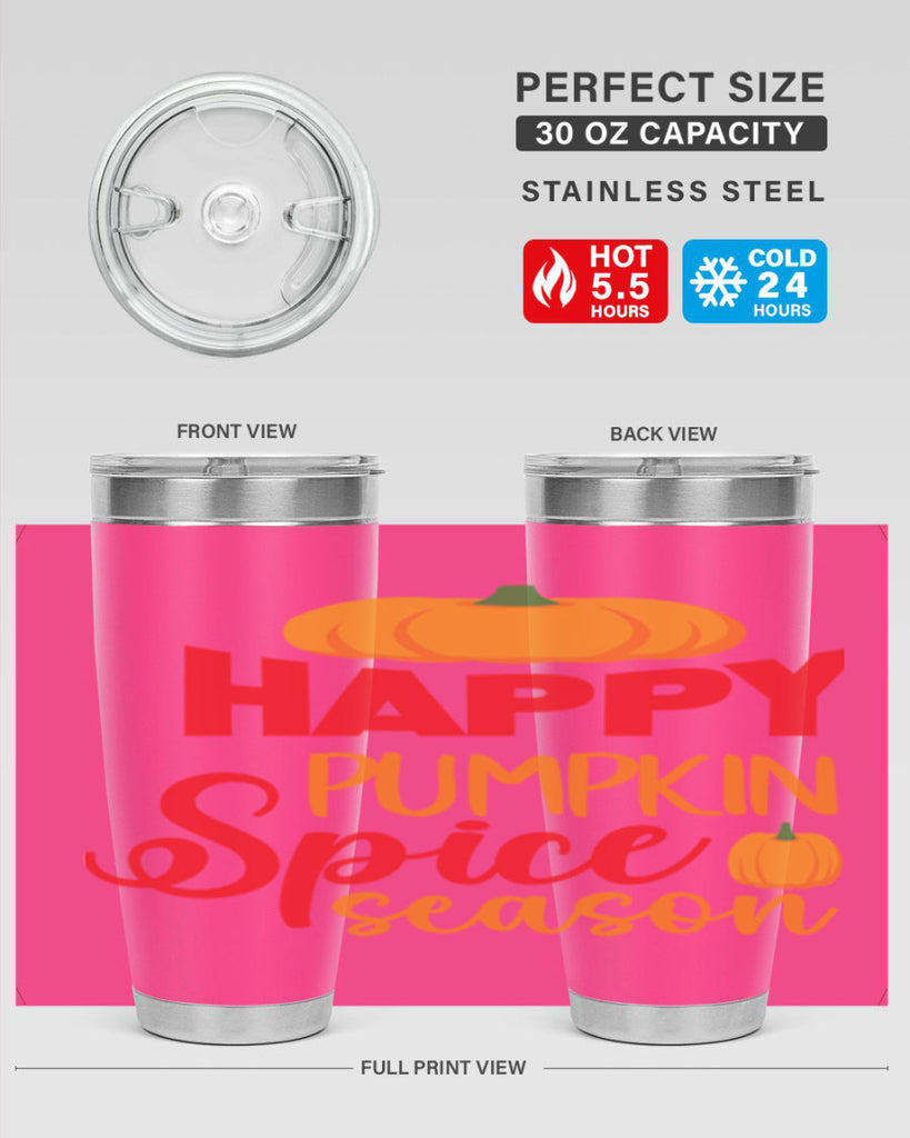 HappyPumpkinSpiceSeason 259#- fall- Tumbler