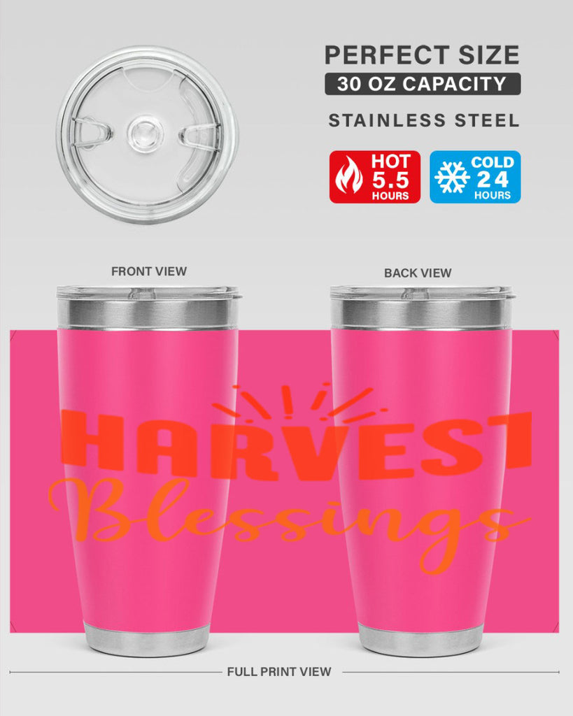 Harvest Blessings Design 264#- fall- Tumbler