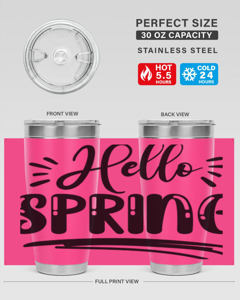 Hello Spring  229#- spring- Tumbler