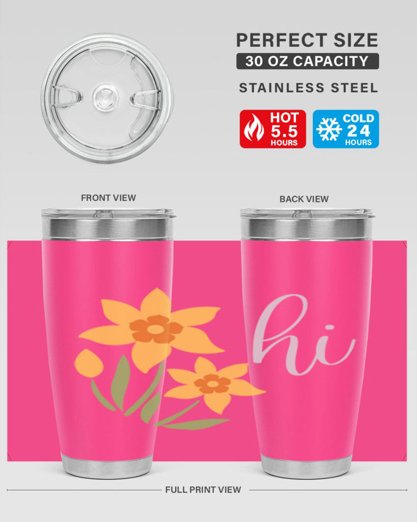 Hi daffodil flower236#- spring- Tumbler