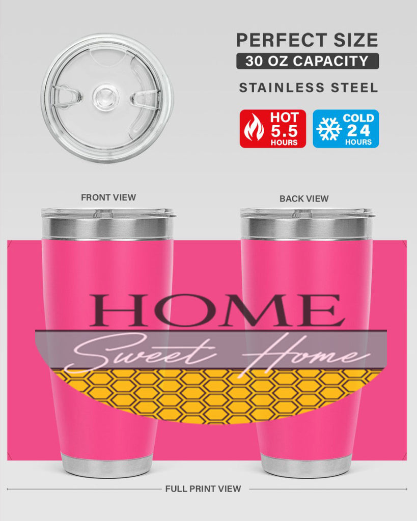 Home Sweet Home Hive lines246#- spring- Tumbler