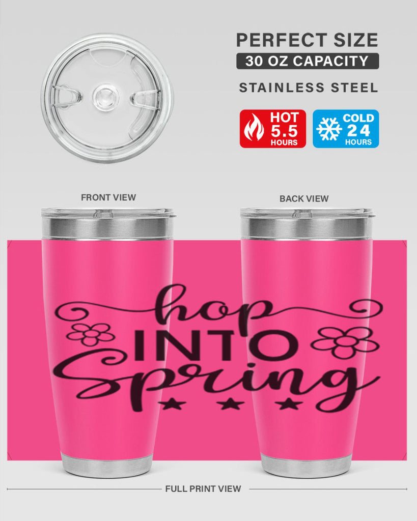 Hop into spring  252#- spring- Tumbler