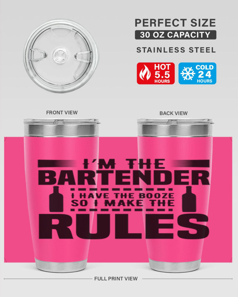 I am the Bartender Style 2#- bartender- tumbler