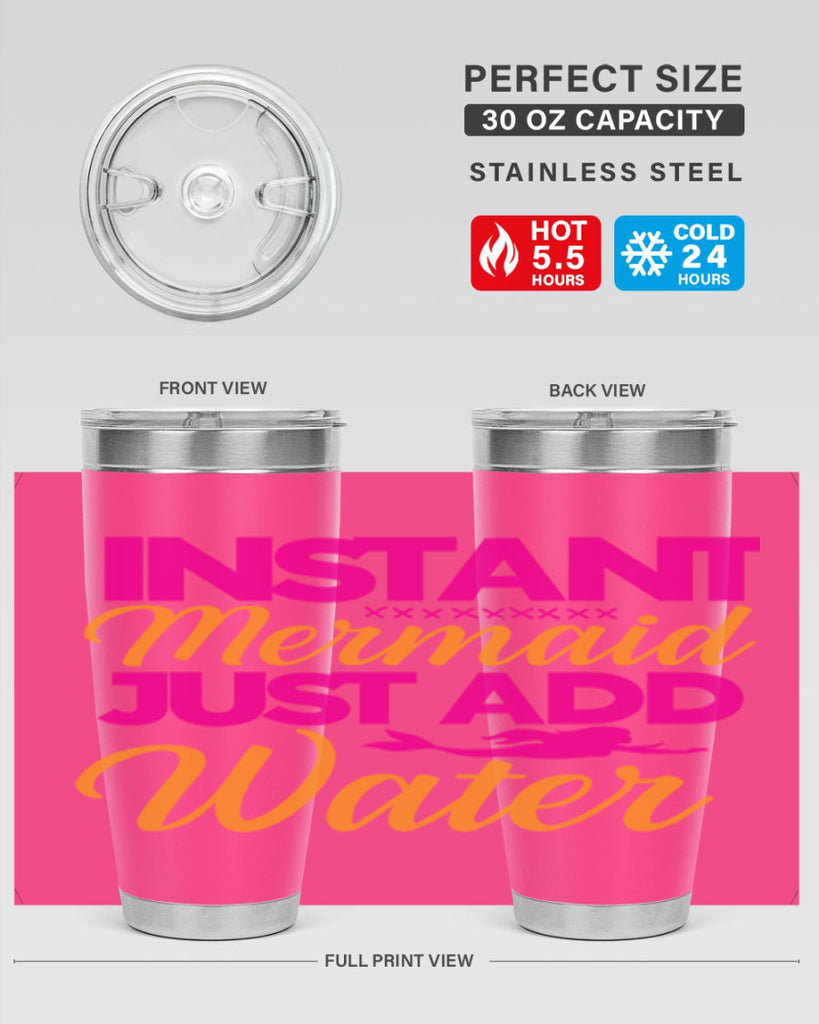 Instant Mermaid Just Add Water 267#- mermaid- Tumbler