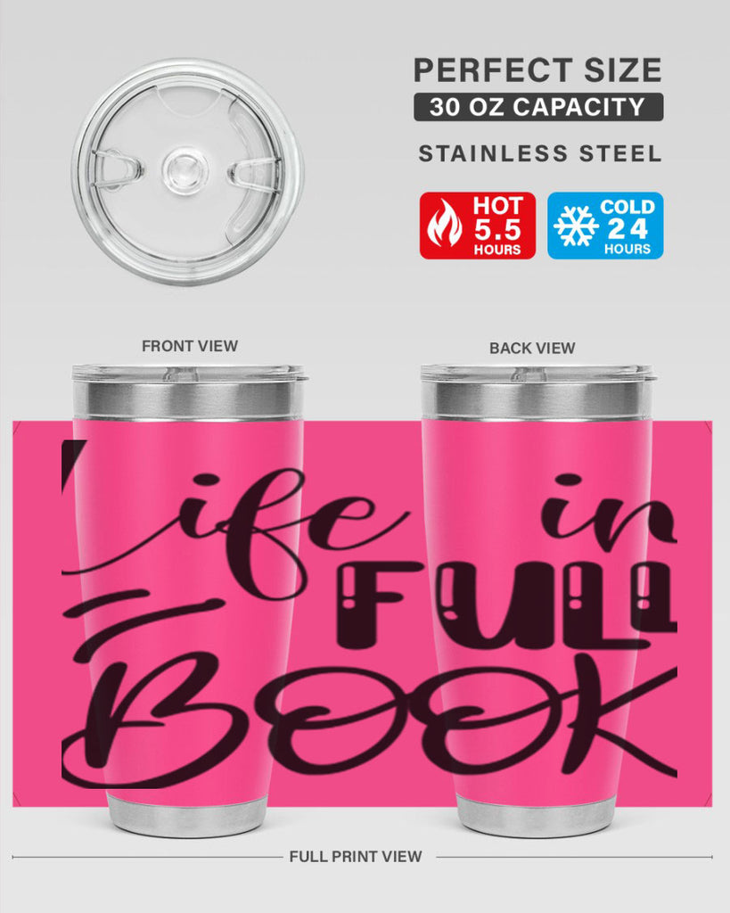 LIFE in FULL BOOK  300#- spring- Tumbler