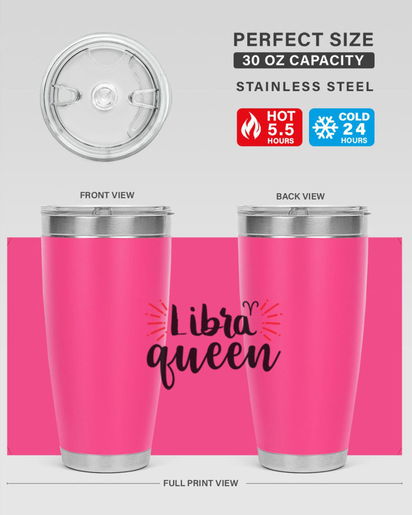 Libra queen 319#- zodiac- Tumbler